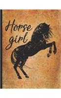 Horse Girl Book: Horse Girl Friesian Draw & Write Journal for Kids Primary Kindergarteen Composition Notebook 8.5x11 Horseback riding girl boy on rodeo farm jot down