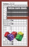 Yahtzee Score Sheets: Yahtzee Score Record - Yahtzee Score Pads - Yahtzee Game Record Score Keeper Book - Record dice thrown - Yahtzee Score Card - Yahtzee score Notebook