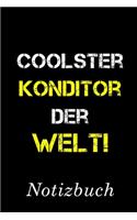 Coolster Konditor Der Welt Notizbuch