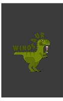 Winosaur: Wise Dinosaur Perfect Dot Grid Notebook/Journal (6x9)