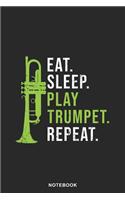 Trumpet Instrument Art Graphic Notebook