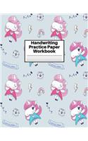 Handwriting Practice Paper Workbook