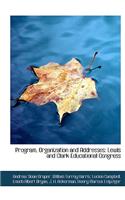 Program, Organization and Addresses