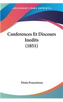 Conferences Et Discours Inedits (1851)