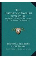 History Of English Literature