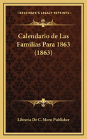 Calendario de Las Familias Para 1863 (1863)
