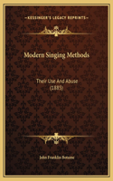 Modern Singing Methods