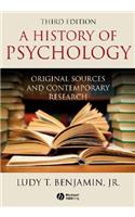 A History of Psychology: Original Sources and Contemporary Research