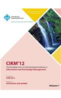 Cikm12 Proceedings of the 21st ACM International Conference on Information and Knowledge Management V1