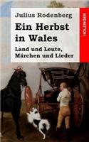 Ein Herbst in Wales: Land Und Leute, Marchen Und Lieder: (German)