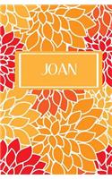 Joan: Personalized Name Journal(Fall Mums Personal Journals)