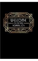 Welcome to the New Roaring 20's: Graph Paper Journal / Notebook / Diary Gift - 6"x9" - 120 pages - Graph Paper - 5mm x 5mm - Matte Cover