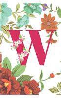 Monogram Letter W