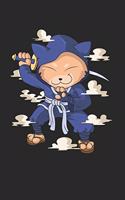 Cat Ninja Notebook - Japan Fans Journal Planner: Manga Birthday Organizer For Men Women Kids