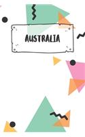 Australia: Ruled Travel Diary Notebook or Journey Journal - Lined Trip Pocketbook for Men and Women with Lines