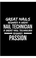 Great nails requires a great nail technician a great nail technician requires passion