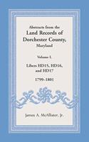 Abstracts from the Land Records of Dorchester County, Maryland, Volume L