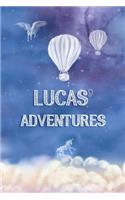 Lucas' Adventures: Softcover Personalized Keepsake Journal, Custom Diary, Writing Notebook with Lined Pages