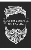 It's Not A Beard It's A Saddle: Funny Blank Lined Journal For Adults Dirty Joke