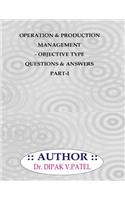 Operation and production Management- Objective type questions and Answers Part-I