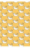 Bullet Journal Notebook for Cat Lovers Flying Cats Pattern 5: 112 Page Numbered Graph Style Grid Bullet Journal with Index Pages and Key Pages in Portable 6 X 9 Size.