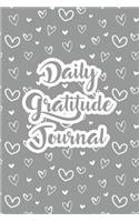 Gratitude Journal Scribbly Hearts Pattern 15: Daily Gratitude Journal, 100 Plus Plain Pages With Two Per Page, Start Each Day With A Grateful Heart.