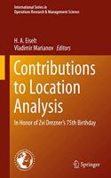 Contributions to Location Analysis