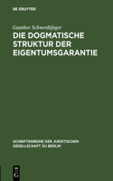 dogmatische Struktur der Eigentumsgarantie