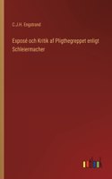 Exposé och Kritik af Pligthegreppet enligt Schleiermacher