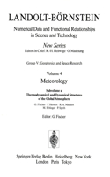 Thermodynamical and Dynamical Structures of the Global Atmosphere / Thermodynamische Und Dynamische Strukturen Der Globalen Atmosphäre