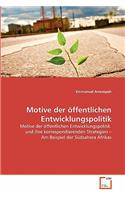 Motive der öffentlichen Entwicklungspolitik