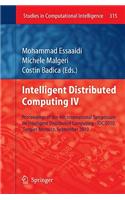 Intelligent Distributed Computing IV