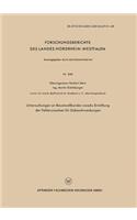 Untersuchungen an Baumwollkarden Zwecks Ermittlung Der Fehlerursachen Für Dickeschwankungen