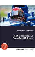 List of International Formula 3000 Drivers