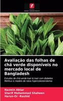 Avaliação das folhas de chá verde disponíveis no mercado local de Bangladesh