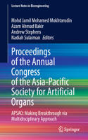 Proceedings of the Annual Congress of the Asia-Pacific Society for Artificial Organs