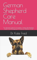 German Shepherd Care Manual