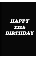 happy birthday 22TH