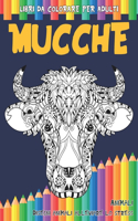 Libri da colorare per adulti - Disegni animali alleviare lo stress - Animali - mucche