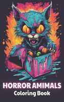 Horror Animals Coloring Book for Adult