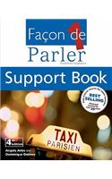 Facon de Parler 1 CD and Support Book Pack 4th Edition: French for Beginners