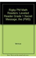 Rigby PM Math Readers: Individual Student Edition Green the Secret Message