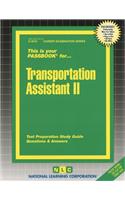 Transportation Assistant II