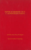 Papyri in Memory of P. J. Sijpesteijn (P.Sijp.)