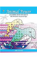Animal Power - Colouring Book for Adults