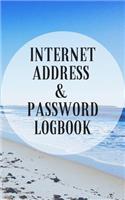 Internet Address & Password Logbook