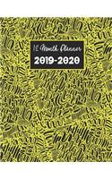 12 Month Planner 2019-2020