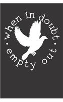 Notebook: Dot Grid Dotted 6x9 120 Pages Dove Birding Birdwatching Pigeon Gift
