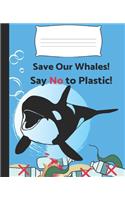 Save Our Whales! Say No to Plastic!