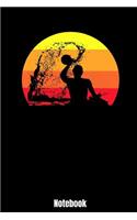 Notebook: Water Polo Silhouette 110 lined Pages 6'' x 9'' Note Book for Water Polo Player and Coaches. Journal for your training, your notes at work or school